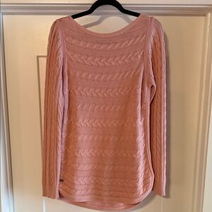 Lauren Ralph Lauren Soft Pink Cable Knit Sweater